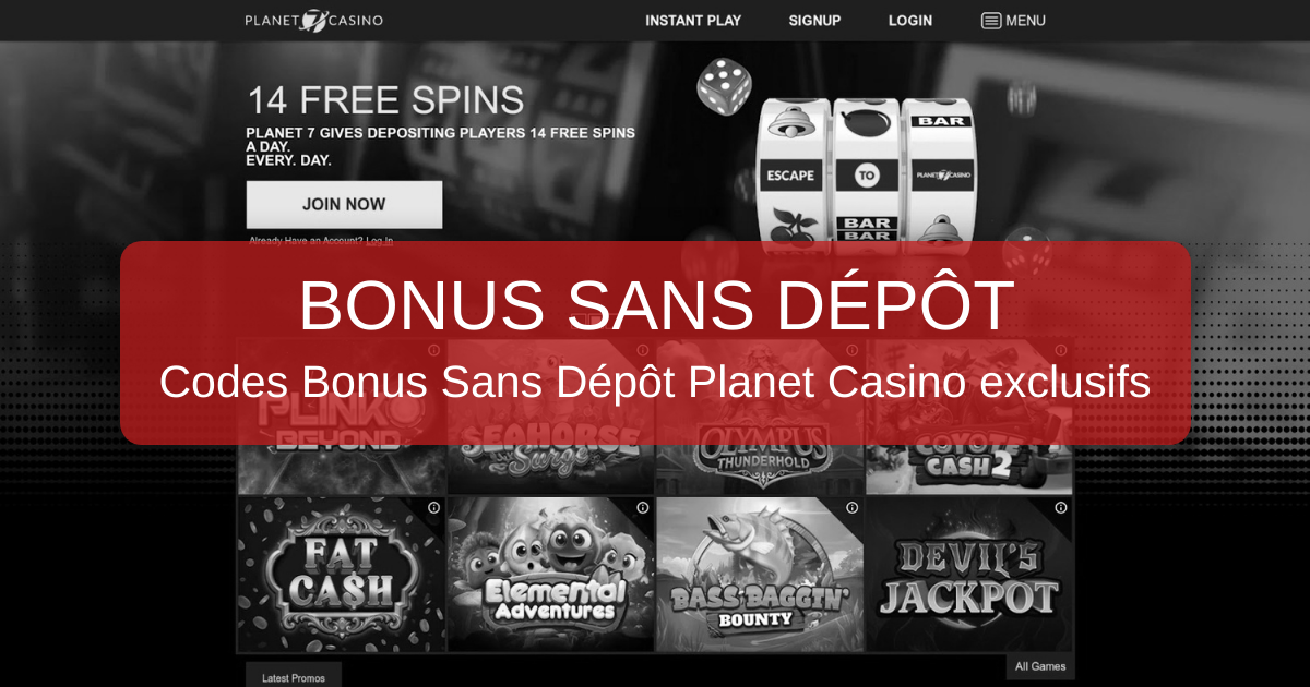 Planet 7 Casino No Deposit Bonus Codes 2026 France